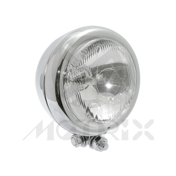 [669-13210E] Spot / Fog lamps 4 1/2'' bottom mount chrome, bulb H3 12V 55W, with E-mark