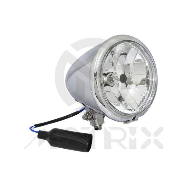 [669-14615] 5.5'' bullet headlight bottom mount H4 12V 60/55W