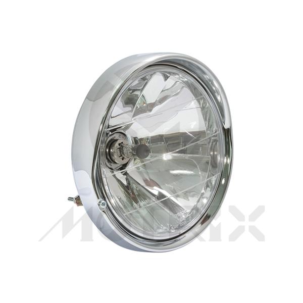 [669-9932D] Headlight 7 1/2'' side mount with visor for USA