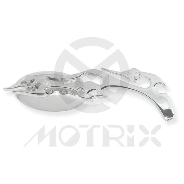 [209-09910-A11] (Pair) Mirror for universal, alloy (Type 2)