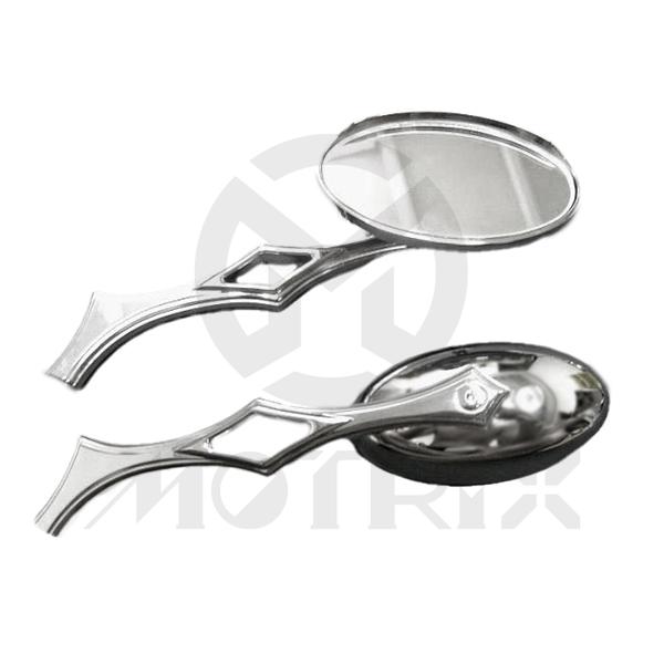 [209-09910-A6] (Pair) Mirror for universal, alloy (Type 3)