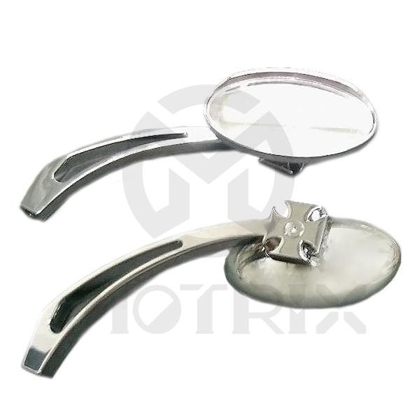 [209-09910-A9] (Pair) Mirror for universal, alloy (Type 6)