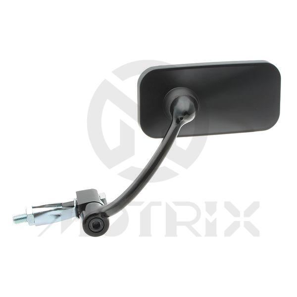 [209-12802] (Pair) Mirror for universal, black. Mounting bar end mirrors with true vision mirrors bar end