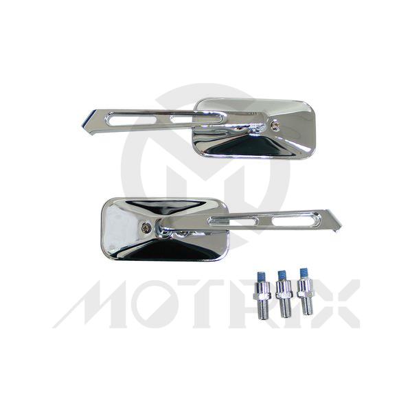 [209-130] (Pair) Mirror for universal, chrome M10