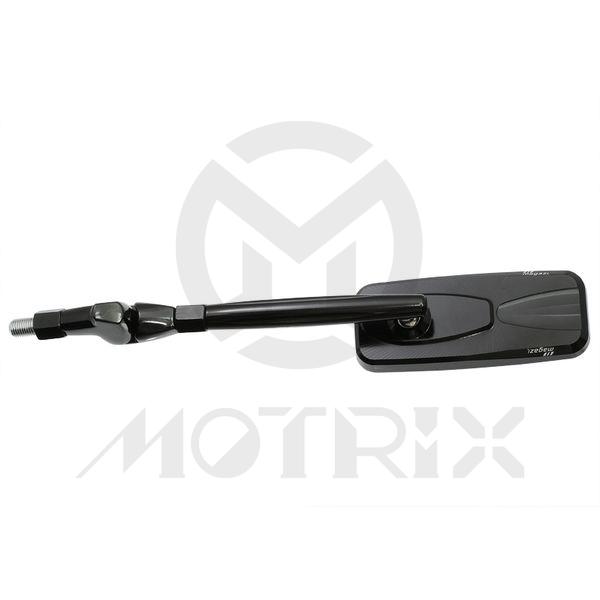 [209-17202] (Pair) Mirror for universal, alloy angle adjustable, black