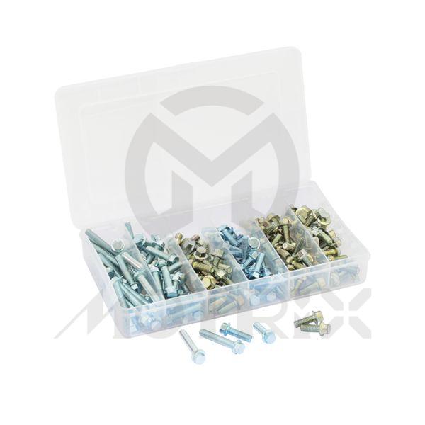 [85-04000] Flange bolt box kit, 6 types of Flange bolts (25pc/each)