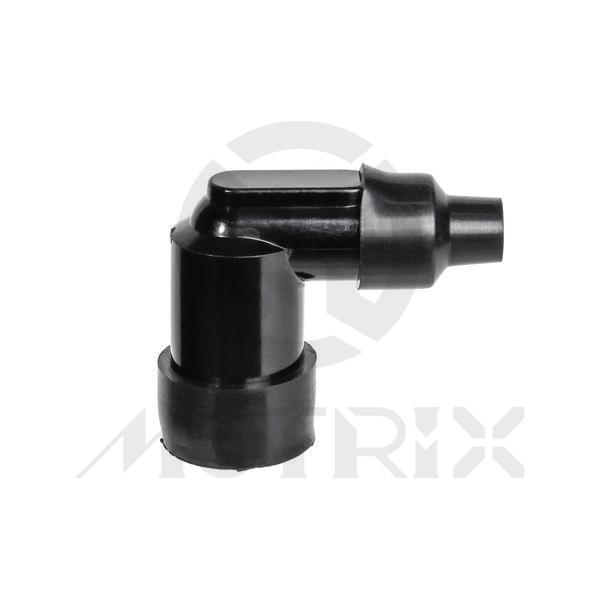[28-02502] Spark plug resistor covers, 90° Elbow type. With special water-proof cover