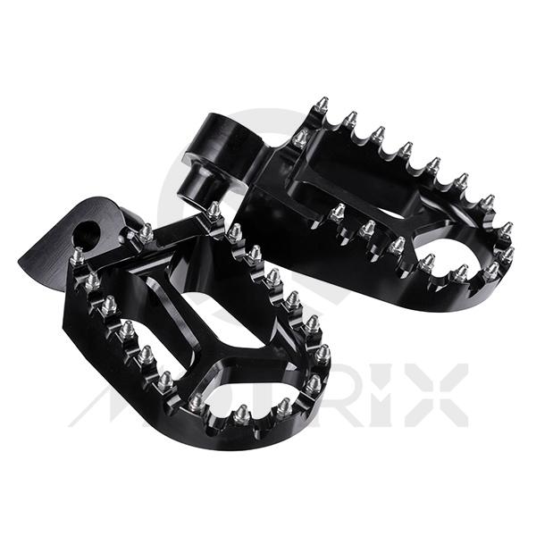 [547-20202BS] Shorty screw type foot pegs for YAMAHA YZ, YZF, WRF 250, GAS GAS EC models, black