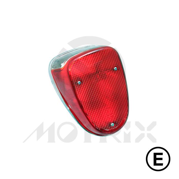 [627-04404E] Taillight for YAMAHA XVS, drag star classic 650/1100, red lens, with E-mark