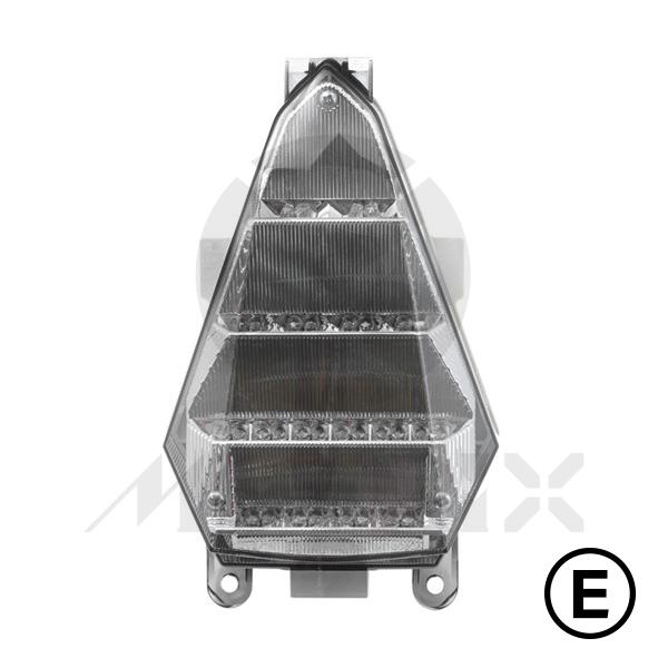[627-08026ELED-W] Taillight(LED) for YAMAHA YZF R6, smoke lens, with E-mark, with winkers