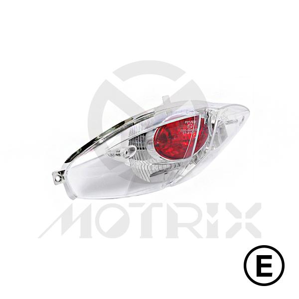 [62E-18015E] Taillight for SPEEDFIGHT II LEXUS STYLE, clear lens, with E-mark