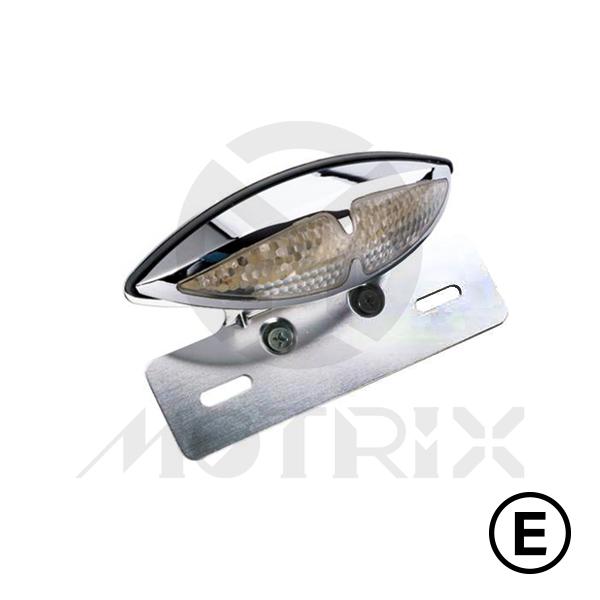 Universal ness taillight(LED), clear lens, with bracket