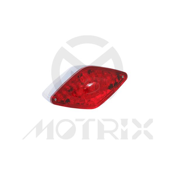 [629-07804LED] Universal taillight(LED), red lens
