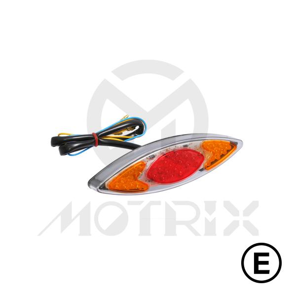 [629-11035LED] Universal taillight(LED), clear lens