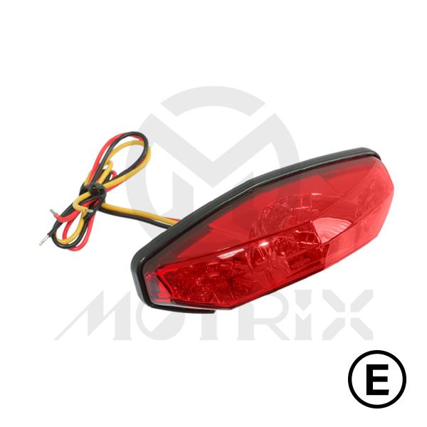 Universal taillight, with E-mark