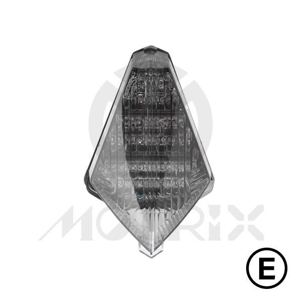 [627-08206ELED-W] Taillight(LED) for YAMAHA YZF R1, smoke lens, with E-mark, with winkers