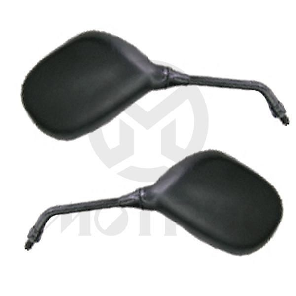 [209-3NW] (Pair) Mirror fits most Chinese scooter, 8mm thread, black