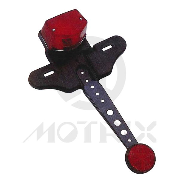 [627-02304E] Taillight with bracket for YAMAHA DT. XT. With E-MARK
