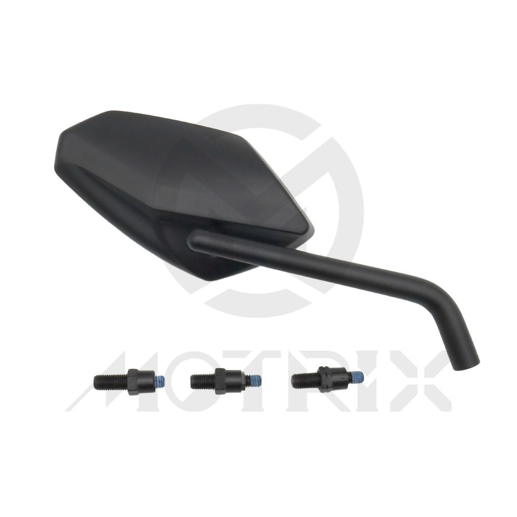 [209-72802-R] (RH) Universal mirror black with E-mark