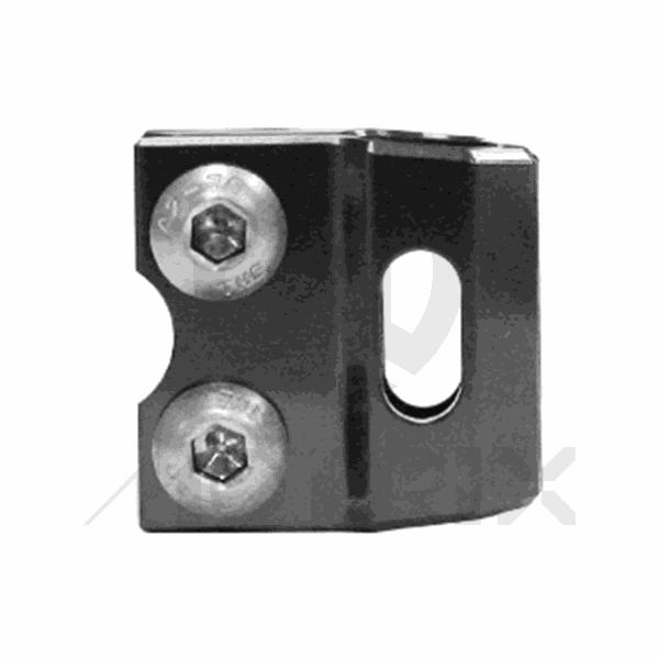 CNC alloy brake line clamps for FANTIC XE 125, XX 125, HONDA CR 125R, CR 250R, CRF 450RX, YAMAHA YZ 65, YZ 85, YZ 125, YZF 250X, YZF 450X black