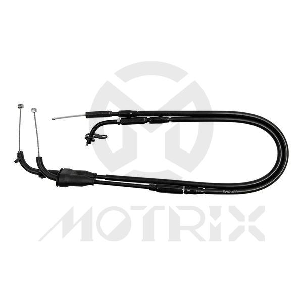 [267-433] Throttle push-pull set cable for YAMAHA TTR 110E 08-21