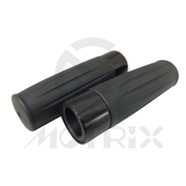 Motorcycle vintage soft grips. L: 124mm fits (1'', 1-1/8'')