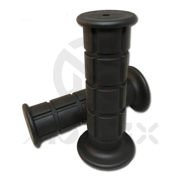 Motorcycle vintage soft grips. L: 124mm fits (1'', 1-1/8'')