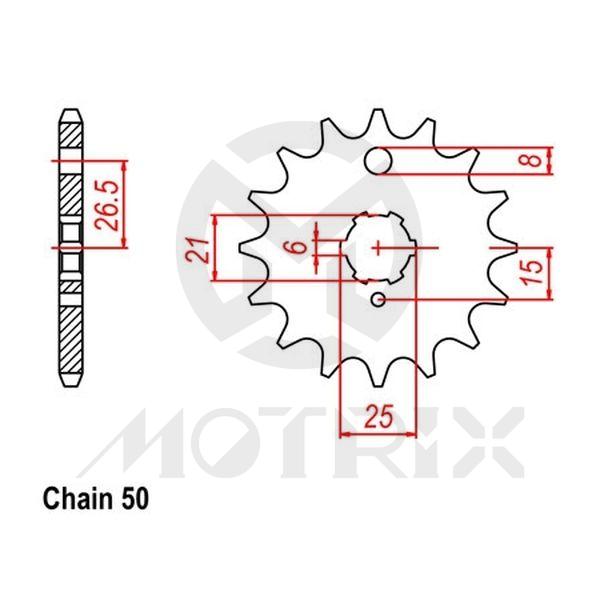 [95100-050915] Front sprocket JTF509