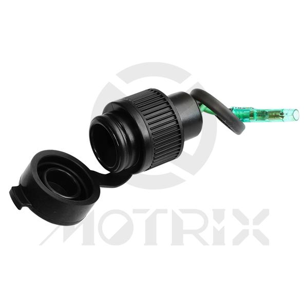[00-32202] 12V/15A socket for power supply and communication appliance bulk pack water proof