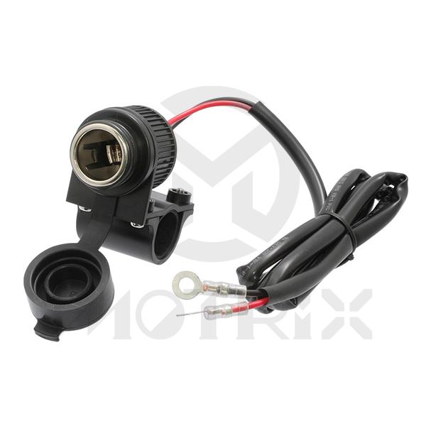 [00-33002] (With bracket holder) 12V/15a socket for power supply and communication appliance water approval rubber