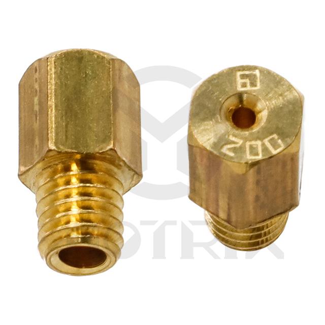 [08-9210] Carburetor jet, size: HJ200. MIKUNI hex head style